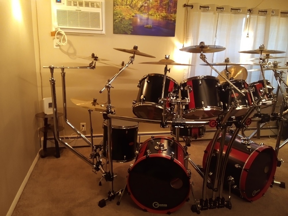 Full 8pc Pdp Custom Kit And Gibraltar Rack