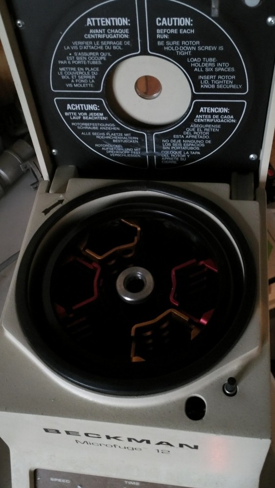 Beckman Microfuge 12 with rotor