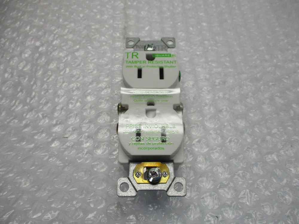 SQUARE D SQR42103WH RECEPTACLE NSNP