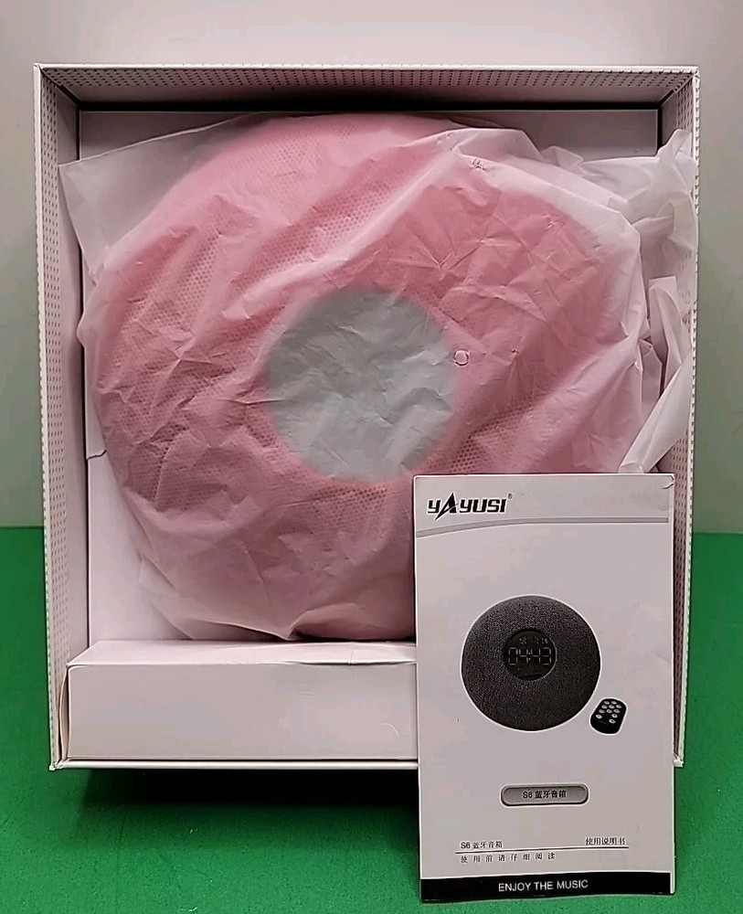 YAYUSI S6 Clock Speaker Alarm Clock - No Remote.