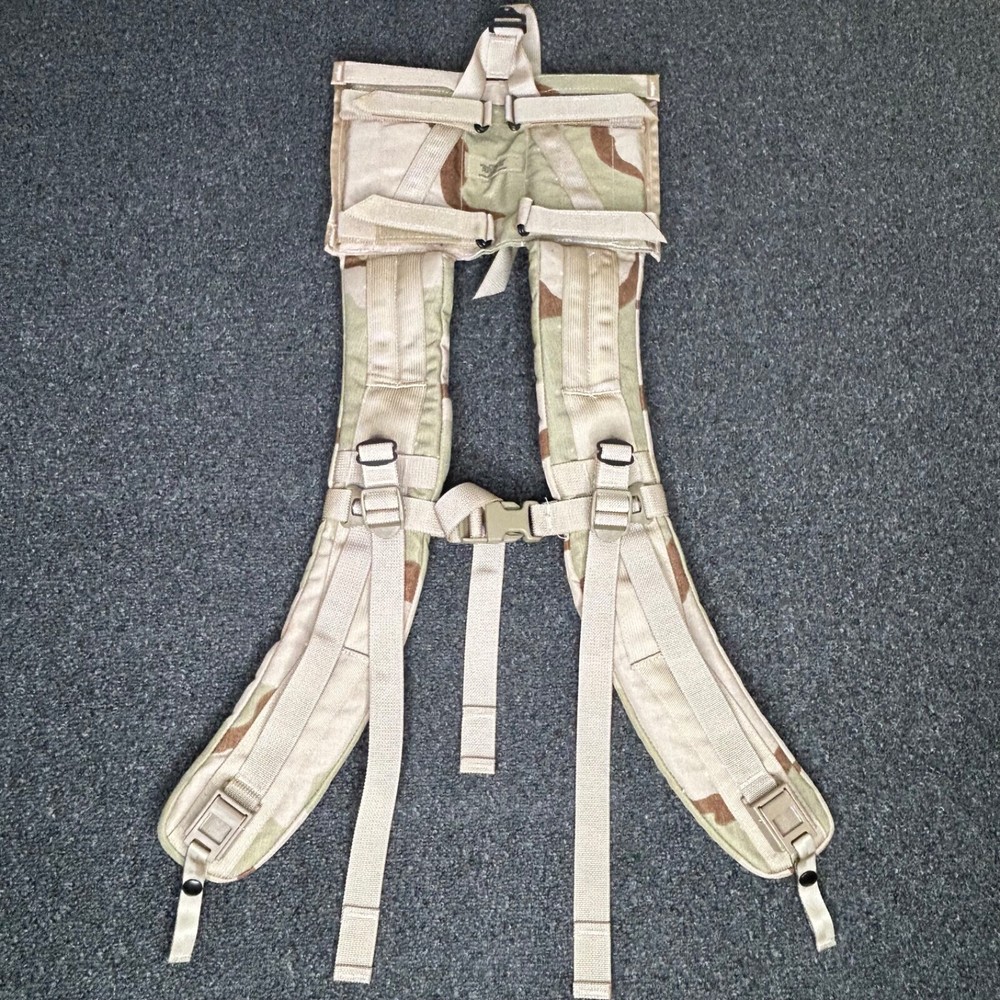 MOLLE II Enhanced DCU Desert Camo Shoulder Straps Complete Mint
