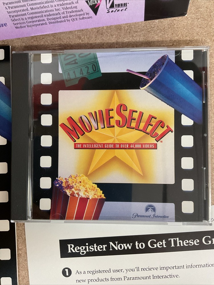 Movie Select The Intelligent Guide By Paramount Interactive Big Box PC