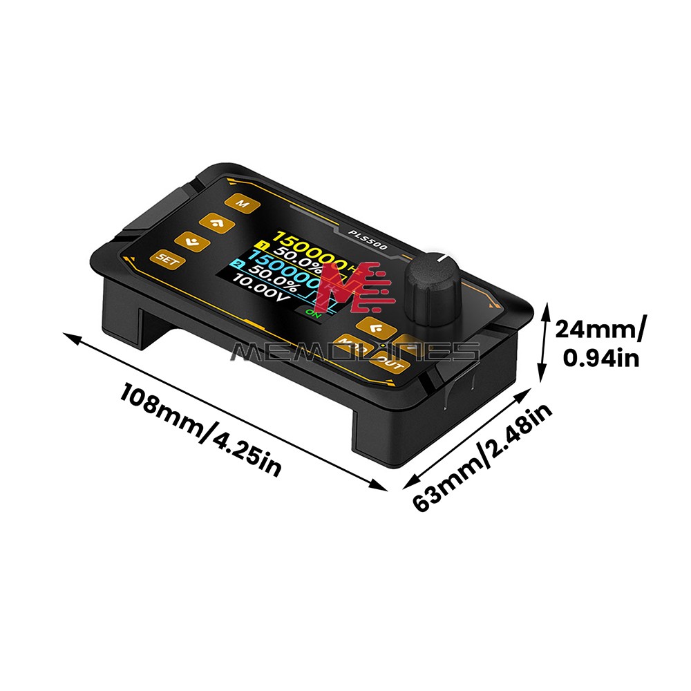 PLS500 Dual-Channel Pulse PWM Signal Generator Adjustable Programmable Dead zone
