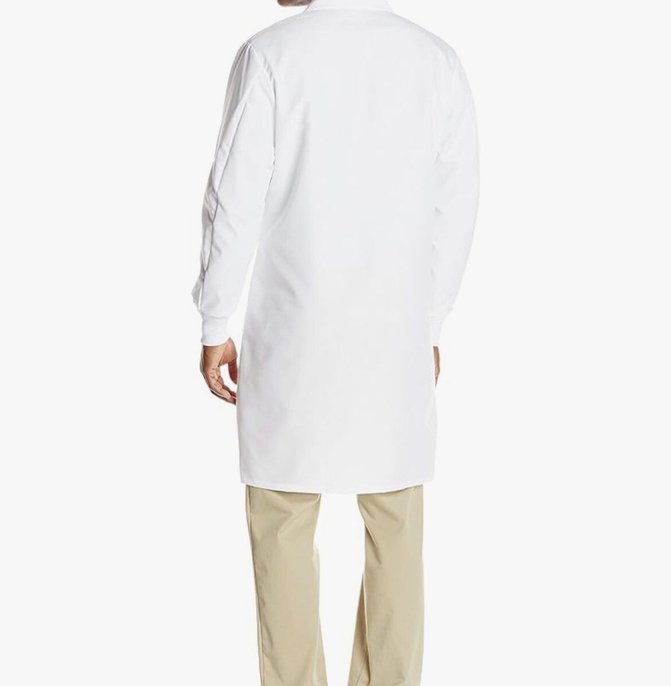 Red Cap Unisex Lab Coat Small