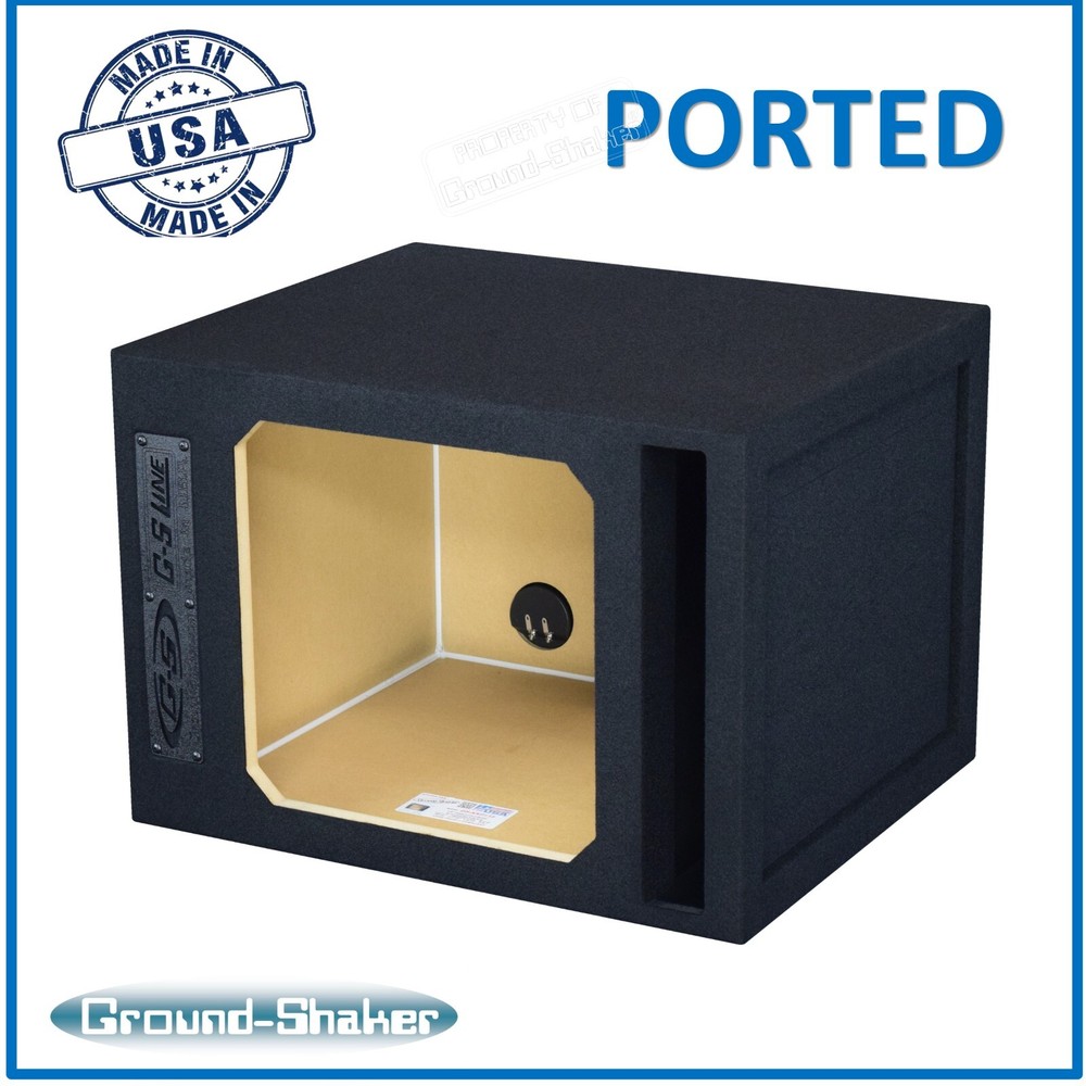 Single Ported Vented Sub Box Subwoofer Enclosure for Kicker Solo Baric Subs