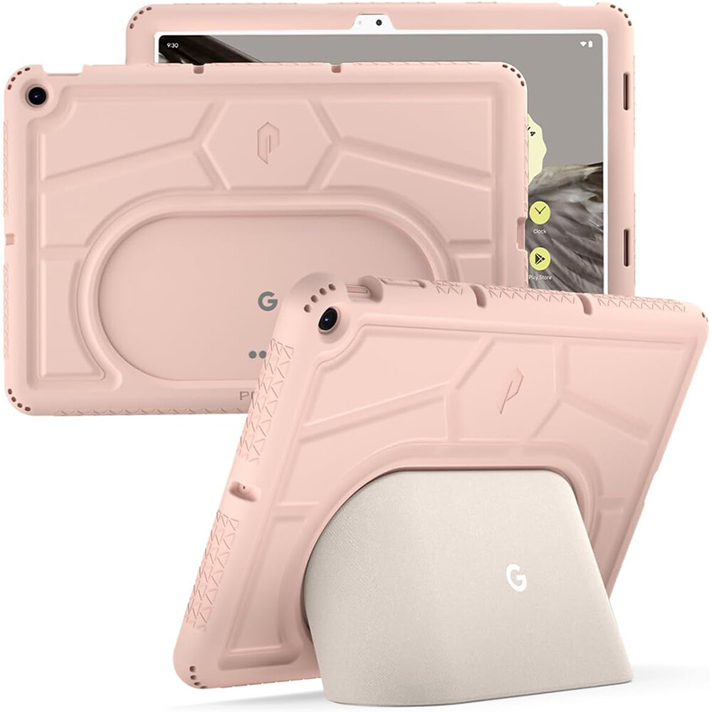 For Google Pixel Tablet 11 inch Case Silicone Shockproof Protective Cover Pink