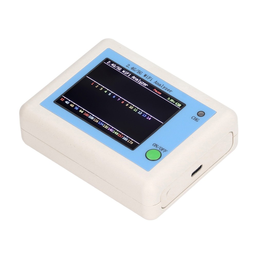2.4G 5G WIFI Analyzer TFT Color Screen Light Indication Network Signal Scanner