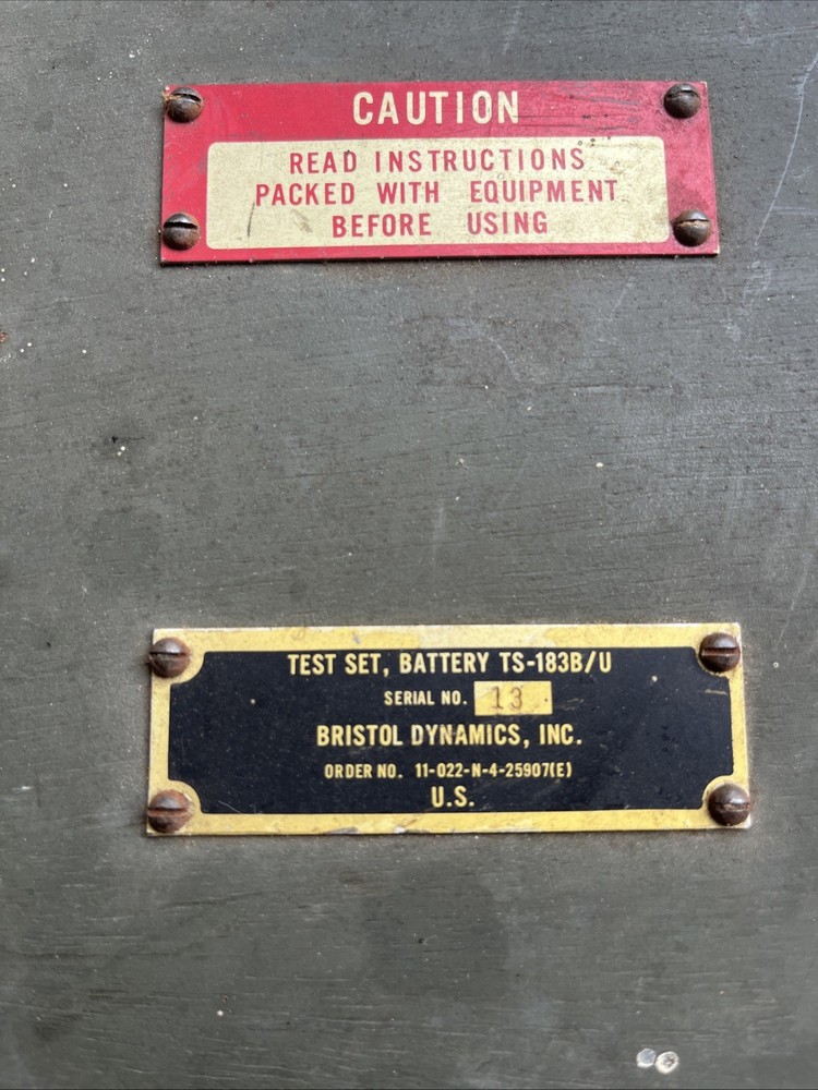 TEST SET, BATTERY TS-183B/U
