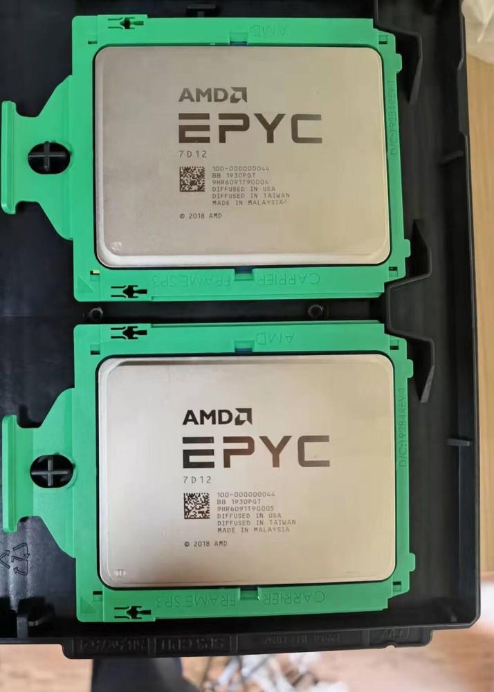 AMD epyc Rome 7d12 32 Core sp3 1.1ghz-3.0ghz CPU processor
