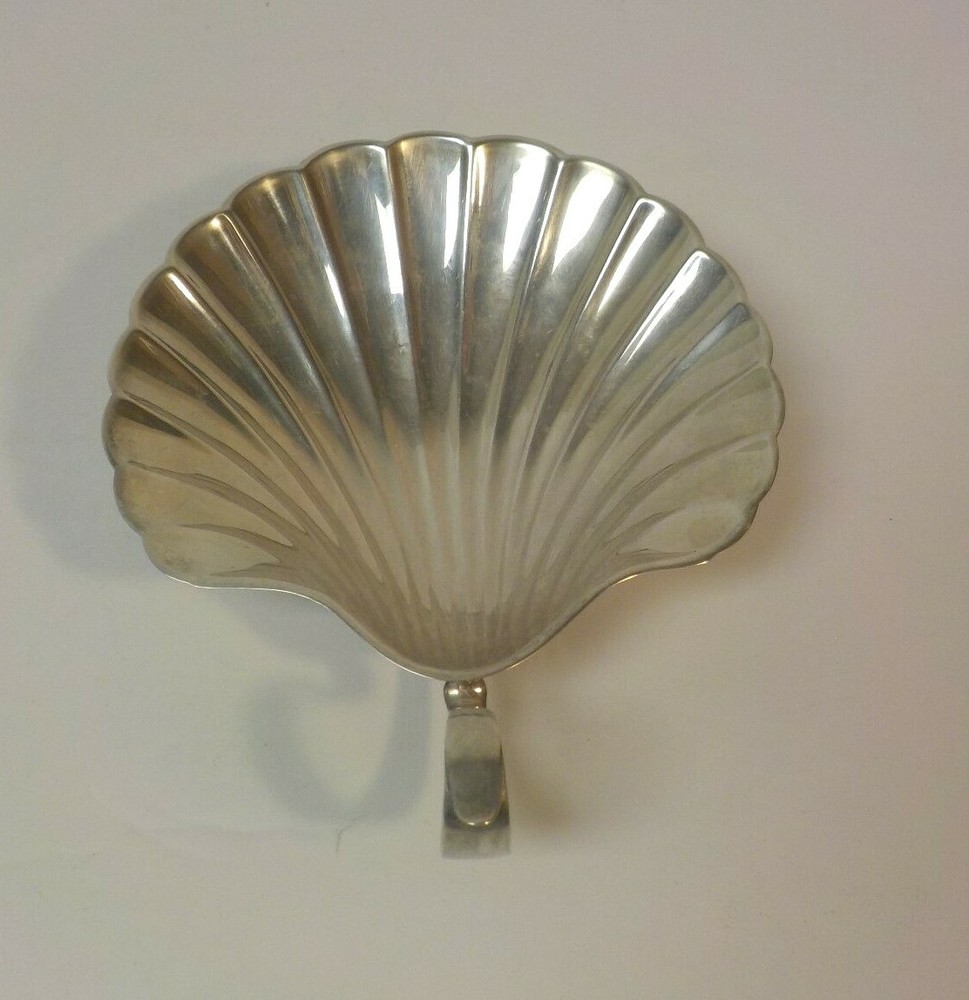 Hunt Silver Co. NY Sterling Silver Shell Candy Dish, 85 grams