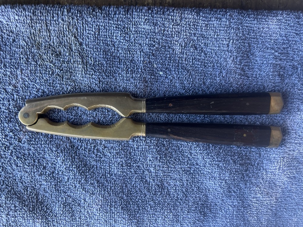 Vintage Nut Cracker - Selling How Found - Handle Needs Refinishing