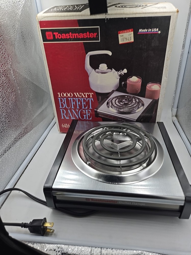 Toastmaster Electric Buffet Range 1000 Watt Modrl 6416