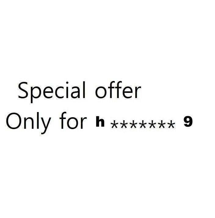 Special offer for h ****** 9