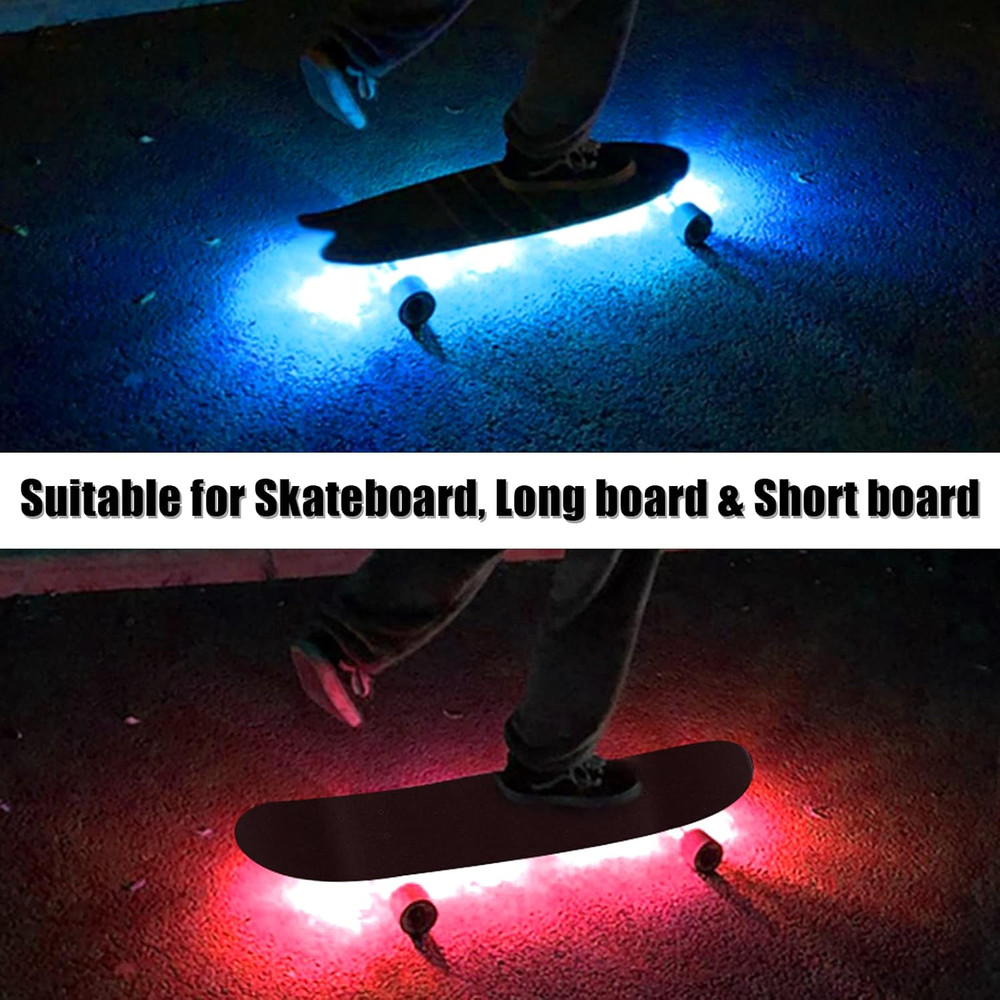LED Skateboard Light, Remote Control Skateboard Light, Longboard Light,Shortboar