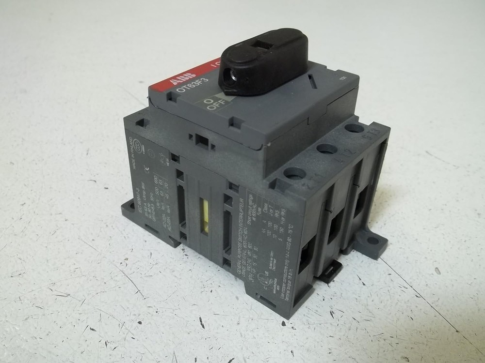 ABB OT63F3 DISCONNECTOR SWITCH, 3, 750, 63A