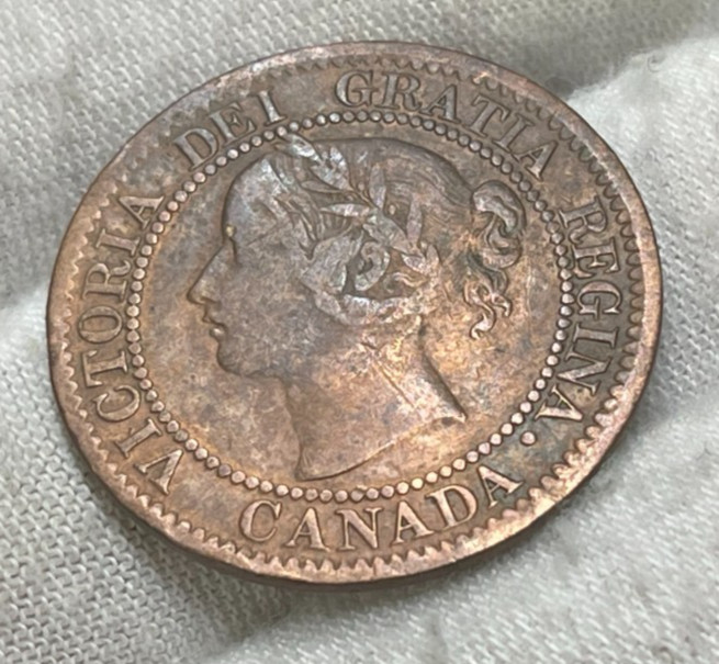 1859 Canada One Cent Coin