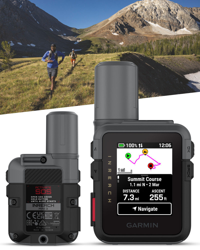 Garmin inReach Mini 3 Compact SOS Satellite Communicator w/ PowerPack Bundle