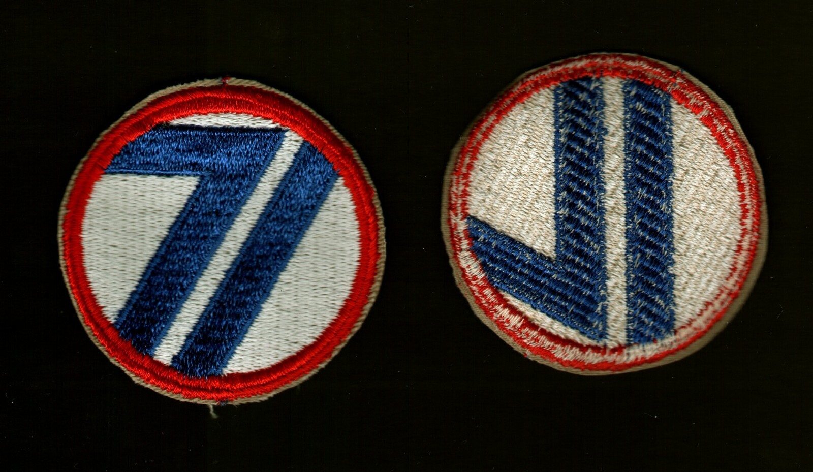 WW2 ERA 71st INFANTRY DIVISION PATCH FULL COLOR: DEALER LOT OF 20 PATCHES