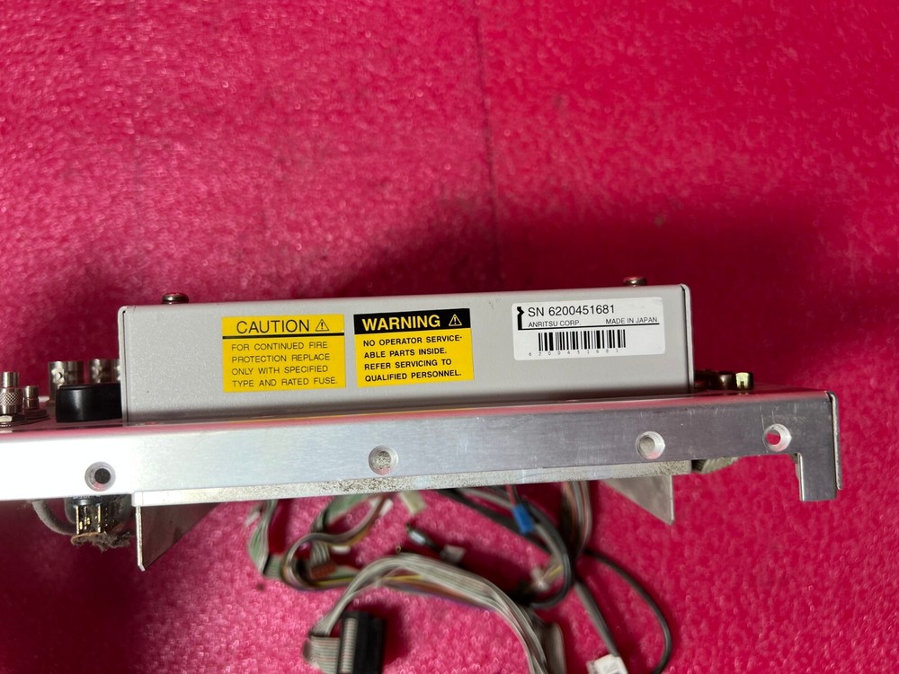 Anritsu MP1590B Network Performance Tester Rear Connection Panel 6200451681