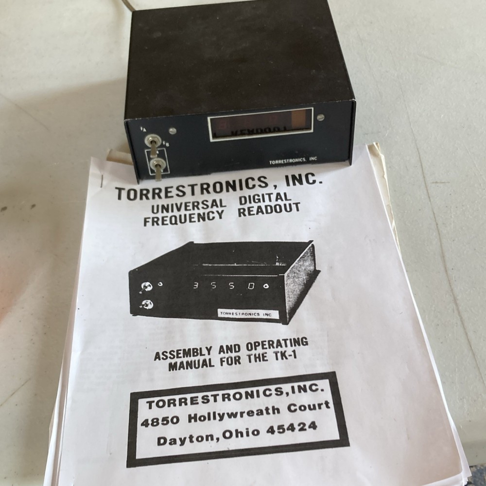 Torrestronics Inc TK-1 Universal Digital Frequency Readout with Manuals