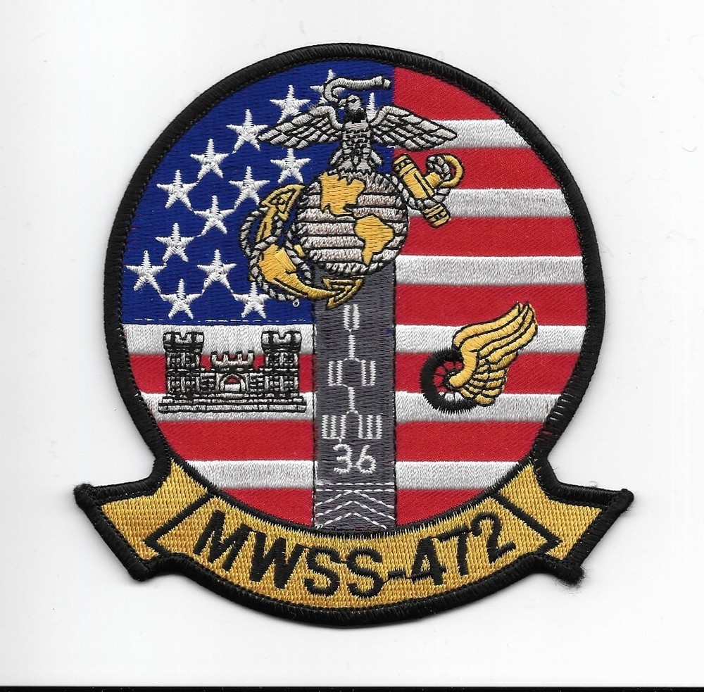 Marine Corps Wing Support Squadron MWSS- 472 patch.