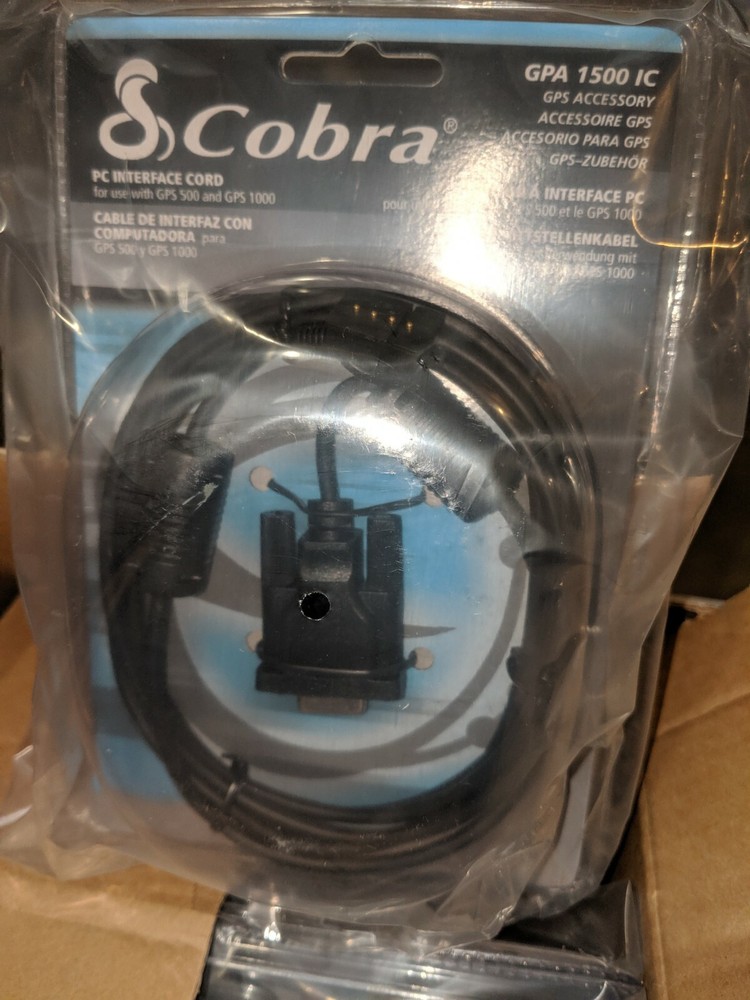 Cobra GPA-1500IC PC Interface Cable for GPS-500 & GPS-1000
