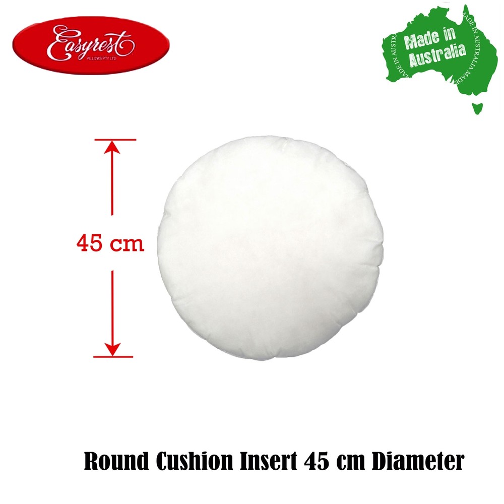 EASYREST Australian Made Cushion Inserts Premium Polyester Filled - 12 sizes