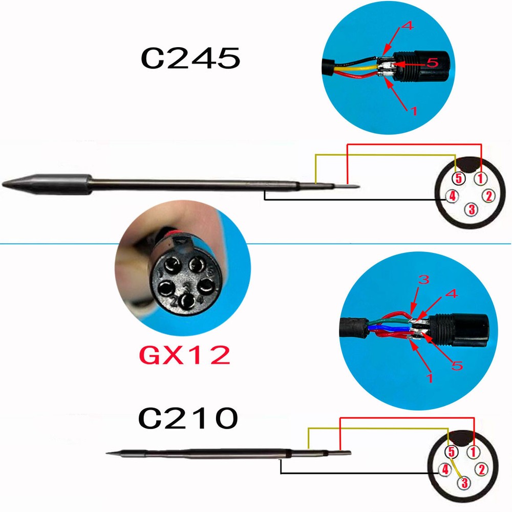 Soldering Iron panel FOR C210 Soldering Station Tips C245 Replacement Handle