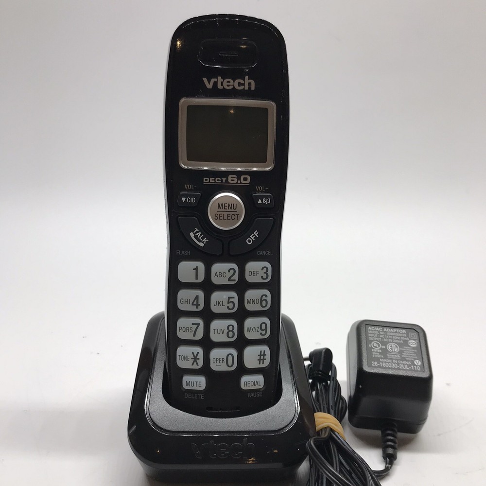 Vtech (CS6120) DECT 6.0 Expansion Handset w/ AC Adapter Tested
