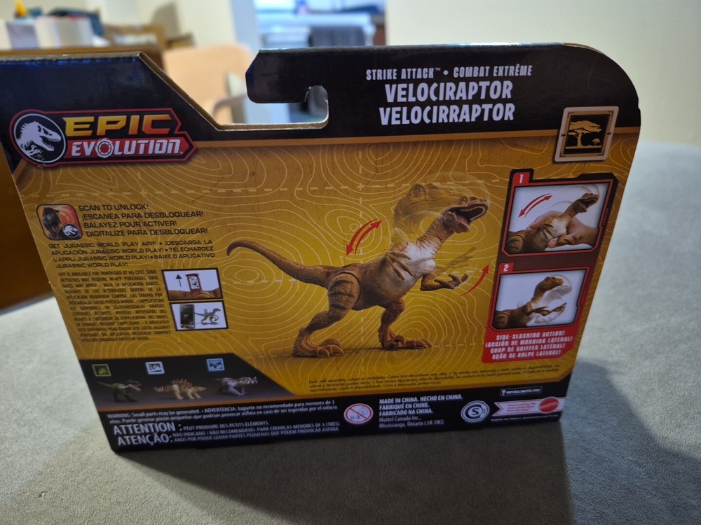 Jurassic World Epic Evolution VELOCIRAPTOR *NEW* Strike Attack 2023