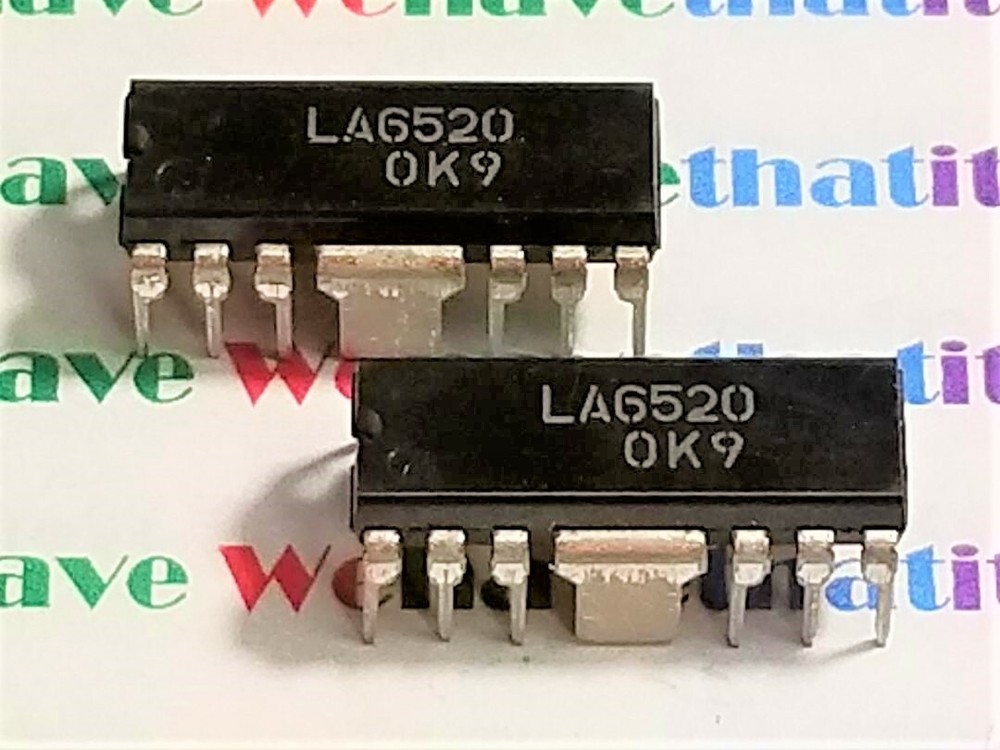 LA6520 / IC / DIP / 2 PIECES (qzty)