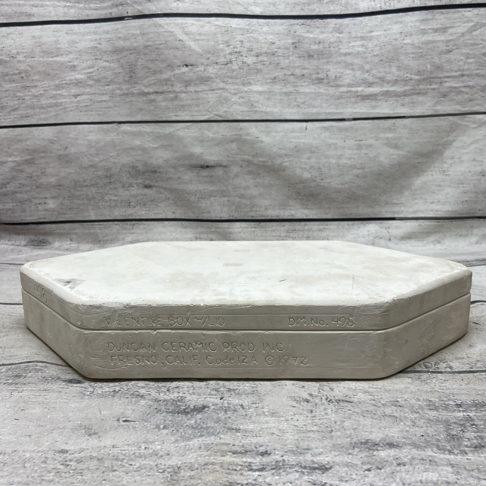 Ceramic Slip Casting Mold Valentine Box w/Lid Duncan #498