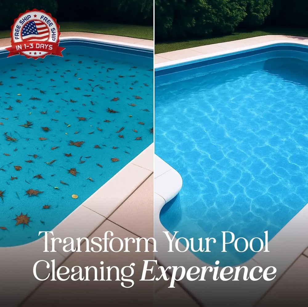 Lime Ultra-Durable Pool Skimmer Net - Deep Fine Mesh for Efficient Leaf & Debris