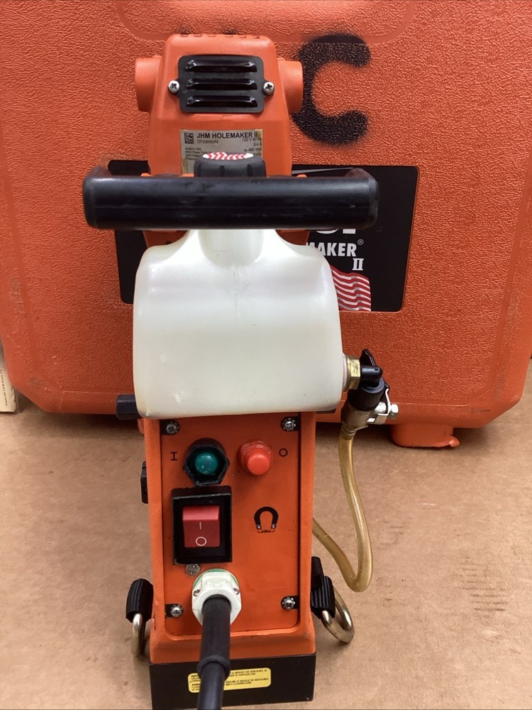 JHM Slugger Holemaker II Magnetic Drill With Case And Bits