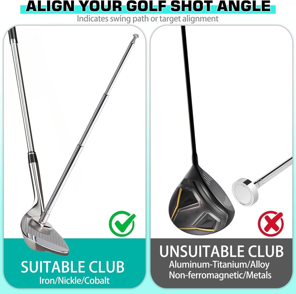Golf Alignment Sticks 7 Length Adjustments