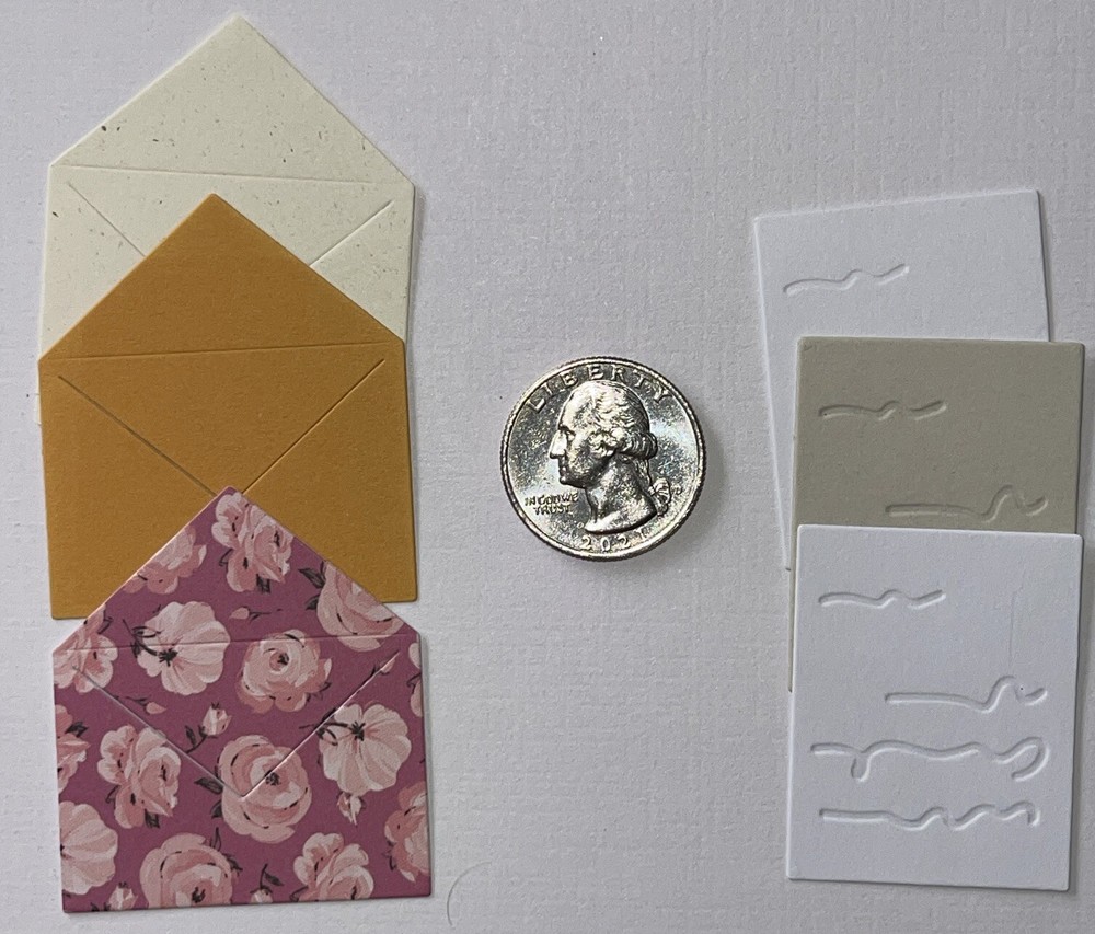 MAKE A MINI NOTE Die-Cut Set(6pc) Present•Christmas •Birthday•Special Occasion