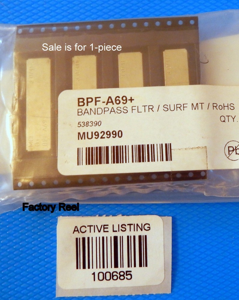 1-MINI-CIRCUITS BPF-A69+ BANDPASS FLTER RoHS