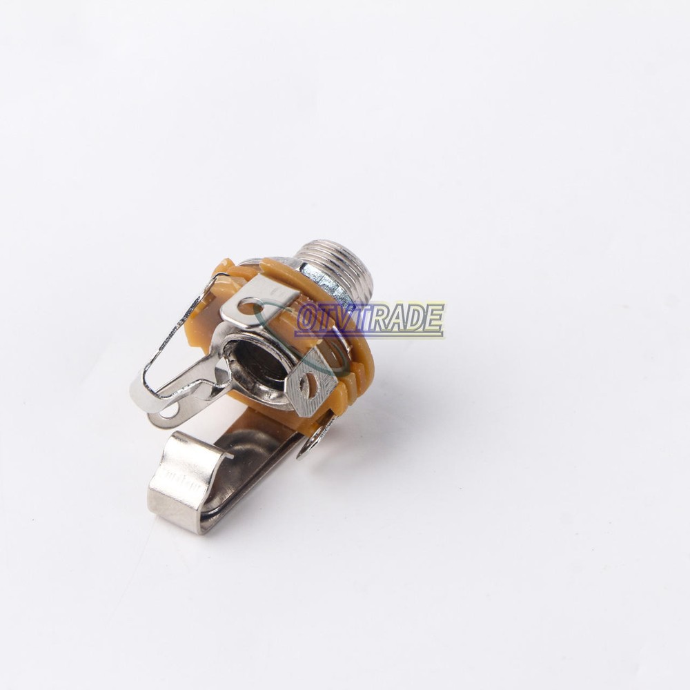 2PCS 6.35mm 1/4" stereo Output TRS PANEL Jacks, Jack new