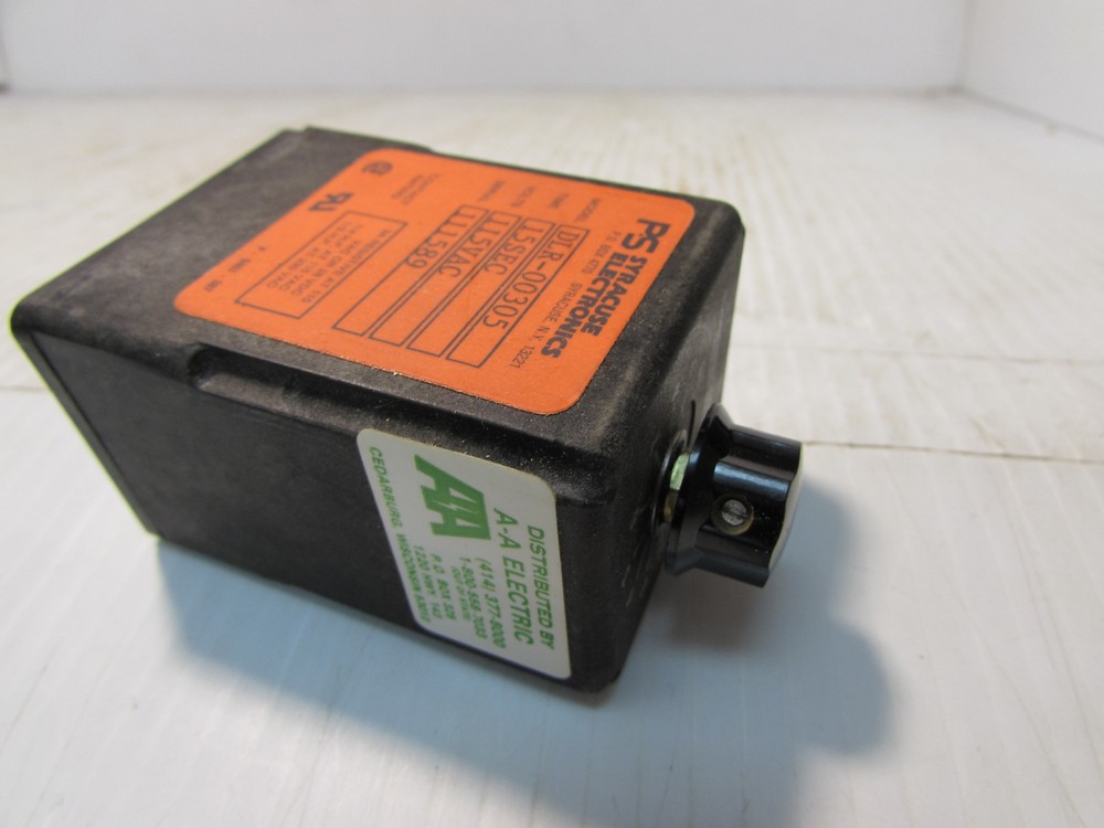 Syracuse Electronics 15 Second Time Delay Relay DLR-00305 (St1225)