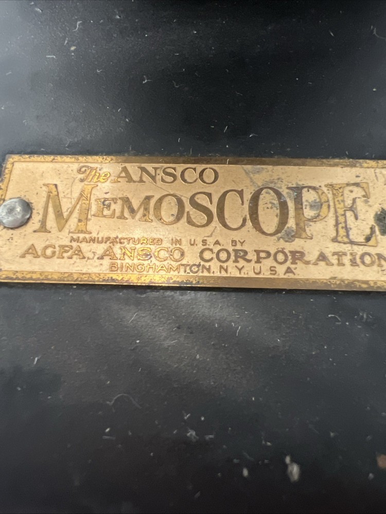 THE ANSCO MEMOSCOPE VINTAGE