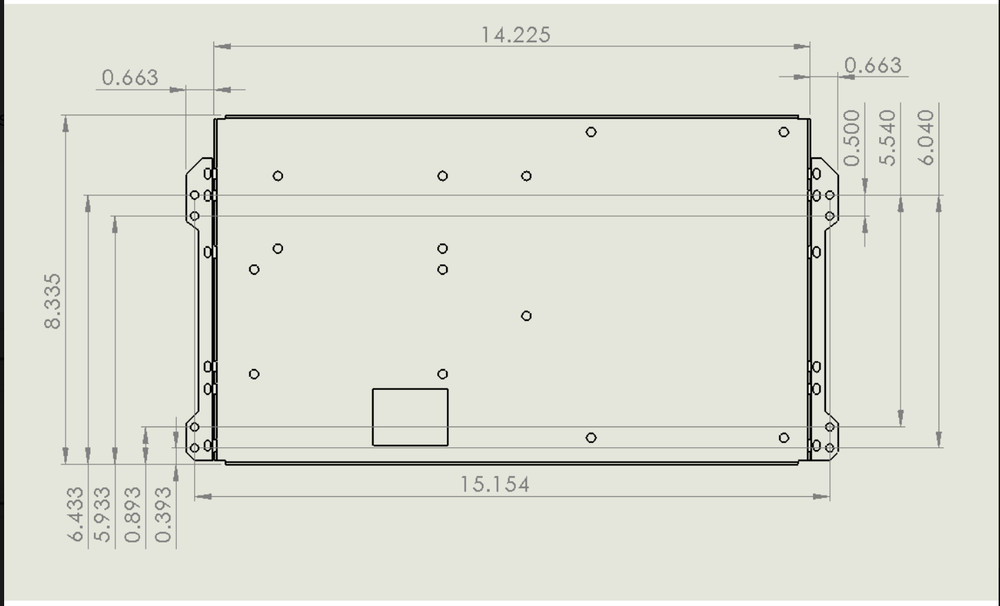 15.6" LCD Mounting Bracket