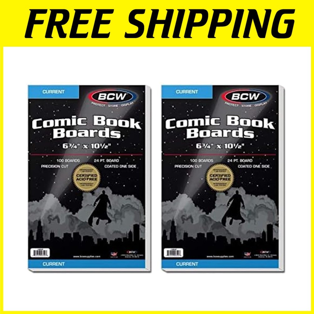 Current Comic Backing Boards 300ct - Precision Cut