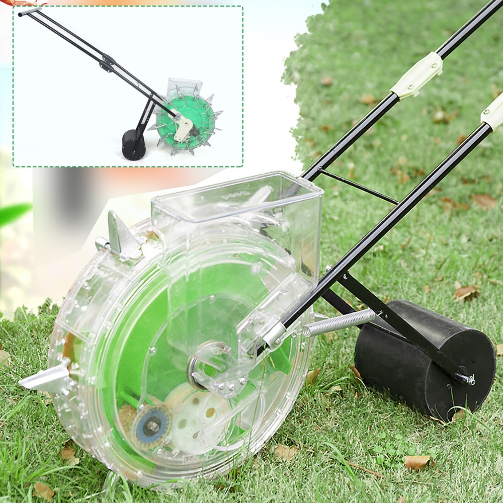 Manual Soy Corn Carousel Precision Seeding Tool Seeder Machine Hand Push Roller