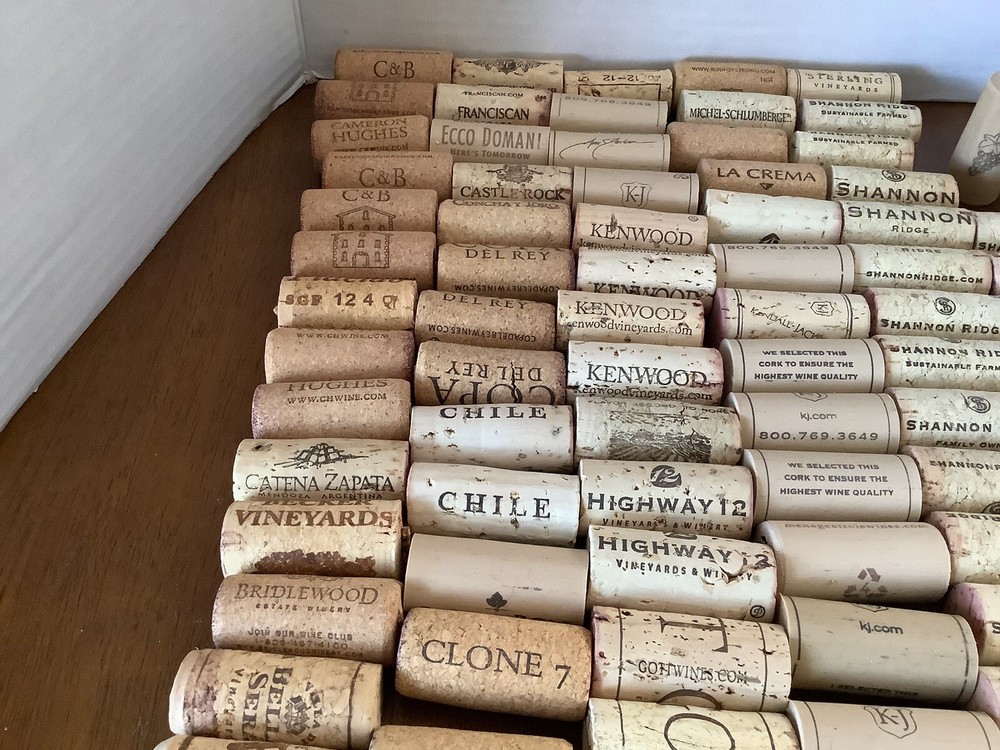 Lot Of 100 Used Assorted Wine Bottle Corks