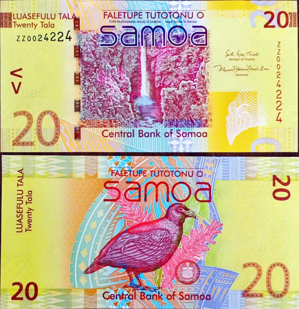 Samoa 20 Tala  Prefix ZZ Replacement UNC