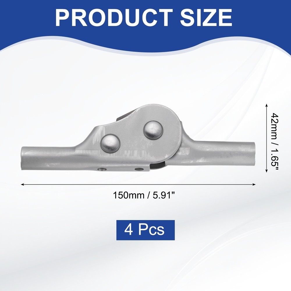 4Pcs Adjustable Sofa Hinge, 90 Degree 5 Gear Support Joint for Sofa