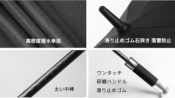 W Umbrella Fully Automatic Umbrella 120cm 8 Parent Fold Import