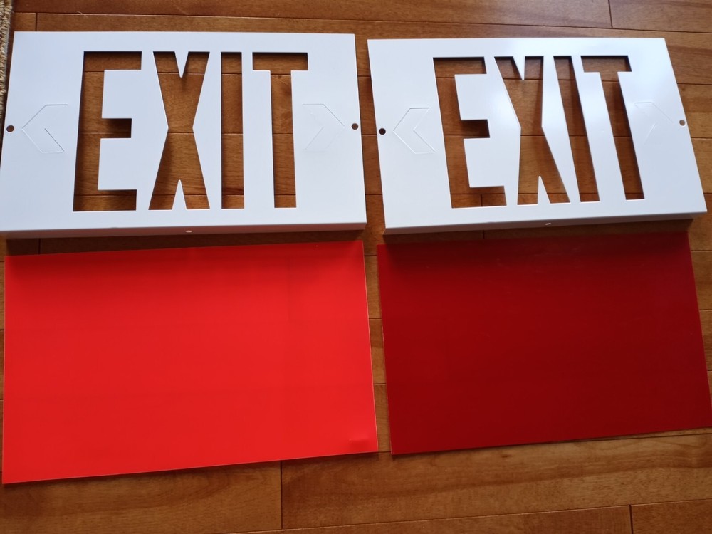 Cooper Sure-Lites for SELF POWERED EXIT SIGNS,FACE ONLY