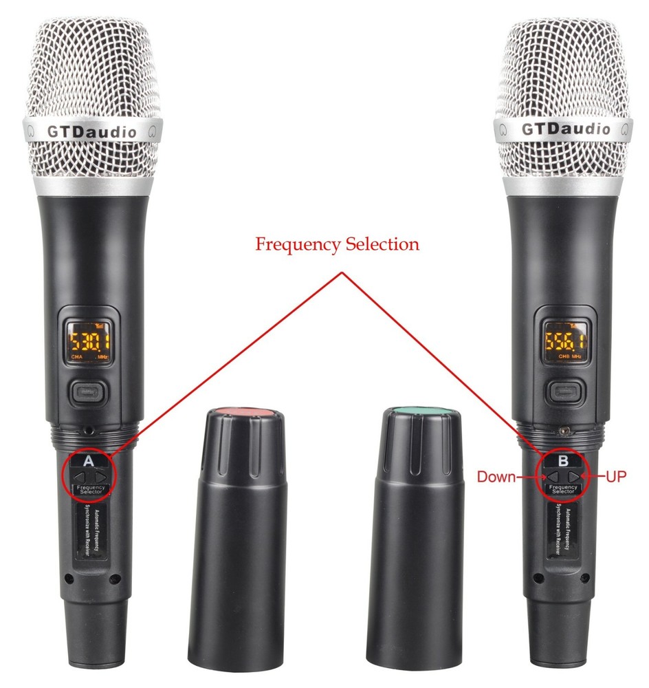 GTD Audio 32 Selectable Channels Wireless Handheld Microphone Mic system LX-22