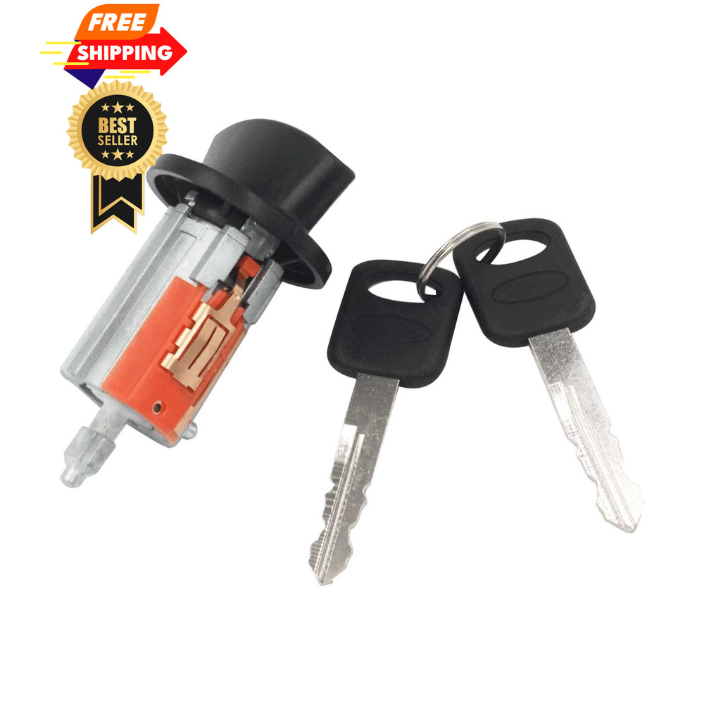 Ignition Switch Lock Cylinder Compatible with 1996-2018 Ford